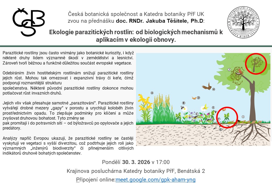 pozvánka na přednášku Jakuba Těšitele 30. 3. 2026