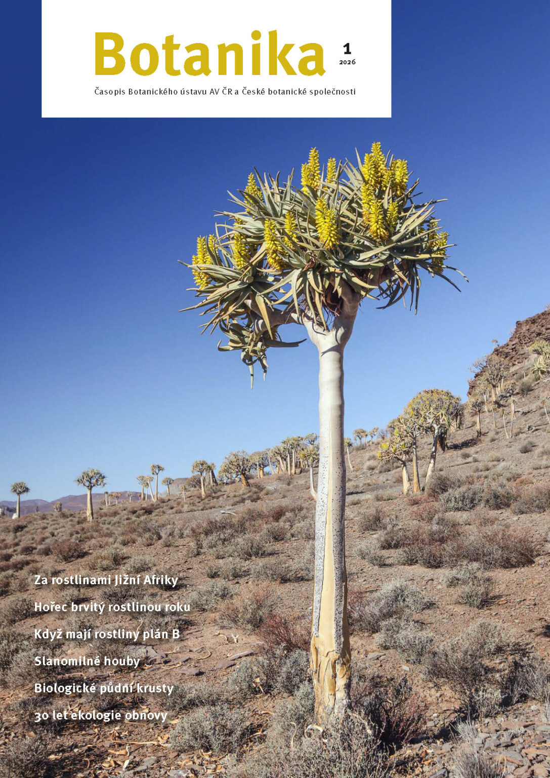 obálka časopisu Botanika 1/2026