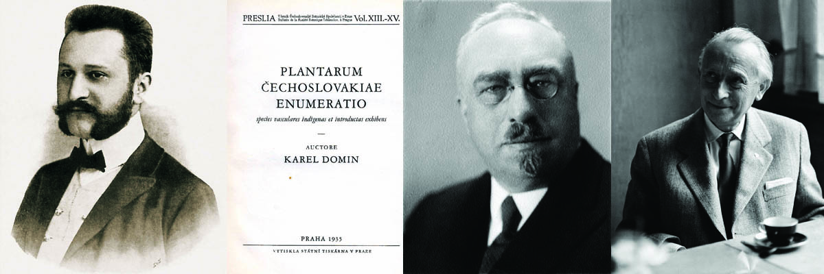 Karel Domin, titulní stránka Plantarum Čechoslovakiae enueration, Josef Podpěra, František Antonín Novák