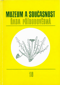 Obálka sborníku "Muzeum a současnost, řada přírodovědná"
