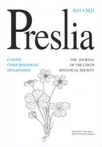 Preslia 93/1 - cover