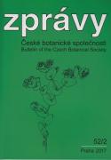 Obálka Zpráv ČBS 52/2 Obálka Zpráv ČBS 52/2