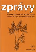 Obálka Zpráv ČBS 53/1 Obálka Zpráv ČBS 53/1