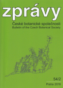 Obálka Zpráv ČBS 54/2 Obálka Zpráv ČBS 54/2