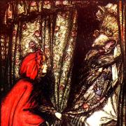 ilustrační obrázek - Červená Karkulka a vlk (knižní ilustrace, CC0 Public Domain, staženo z: https://www.publicdomainpictures.net/cs/view-image.php?image=194900&picture=cervena-karkulka) ilustrační obrázek - Červená Karkulka a vlk (knižní ilustrace, CC0 Public Domain, staženo z: https://www.publicdomainpictures.net/cs/view-image.php?image=194900&picture=cervena-karkulka)