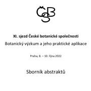 11th Congress of the CBS: Botanical Research and its Applications - Collections of Abstracts (cover) 11th Congress of the CBS: Botanical Research and its Applications - Collections of Abstracts (cover)